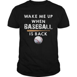 Wake Me Up When Baseball Is Back Shirt